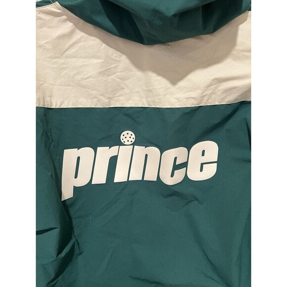 Prince Pickleball Jacket Windbreaker Hooded Cropped Women’s Size XXL Green - Picture 6 of 8